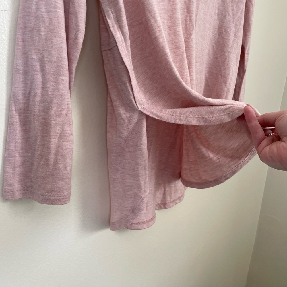 Faded Glory | Pink Hi Low Long Sleeve Tee | Size Small - Picture 9 of 13